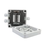 100*100*75mm Pastic Electrical Enclosure Cable Junction Box Connectors Assembled