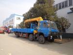 10T DropsideTruck Mounted Telescopic Crane With Hydraulic Straight Arm