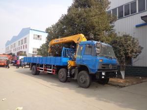 Quality 10T DropsideTruck Mounted Telescopic Crane With Hydraulic Straight Arm wholesale