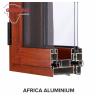 Buy cheap T Shape Wood Finish Aluminium Profiles Length Customized For Glass Doors from wholesalers