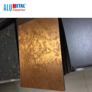 Quality Red Copper Brass Aluminium Composite Panel Metal Wall 3mm 4mm wholesale