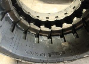 Quality Black 500mm Wide Rubber Crawler Tracks For Hitachi EX120 wholesale