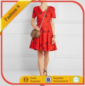 Quality Women New Designed Printed Mini Dress wholesale