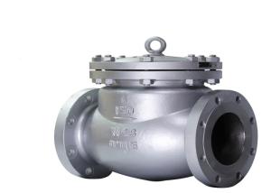 Quality 150LB JIS Cast Steel Check Valve , Flanged ASTM A216 WCB Check Valve wholesale