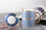 SGS Round Sublimation Printable Fine Porcelain Coffee Mugs Set