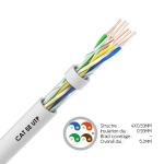 Solid UTP Cat5e Network Cable 4 Pairs CCA Conductor PVC Jacket