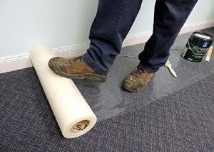 Quality Customized Carpet Protection Film / Carpet Protection Tape 60cm X 100m wholesale