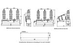 Eco - Friendly Outdoor Vacuum Breaker / Vacuum Type Circuit Breaker High Voltege