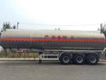 35cbm edible oil tank trailer 12 tyres stainless steel tank smei trailer for