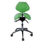 Unique Dentist Stool Blue Color Barber Shop Chair Comfortable Dental Twin Saddle