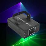 Sound Activated DMX 80mW Single Green Thick Beam Animation KTV Bar Laser Lights