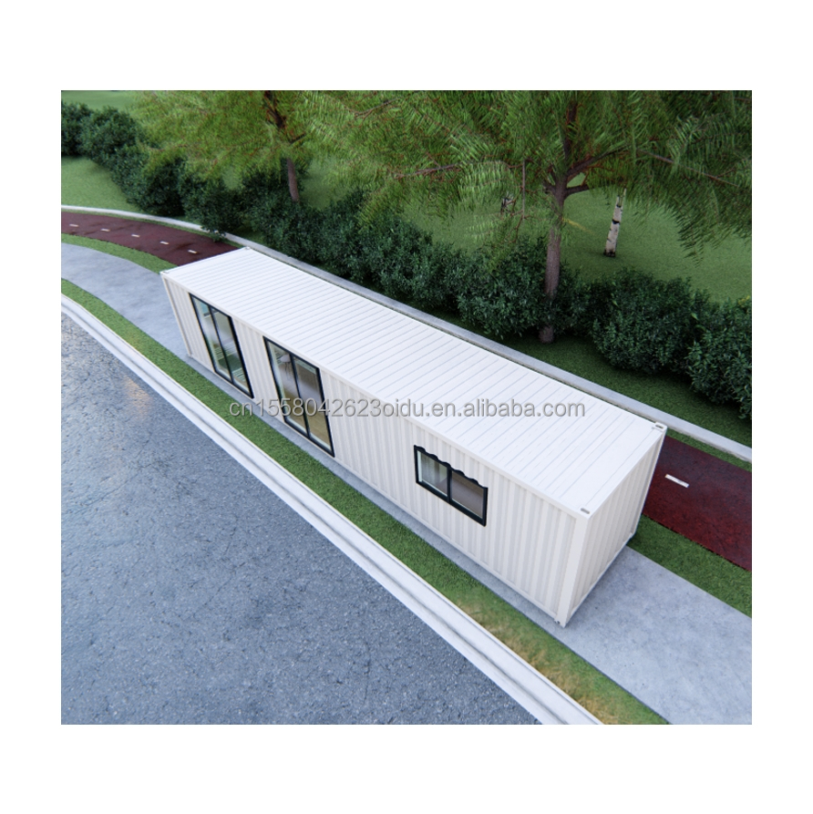 Modern Design Style 40ft Two Bedroom Foldable Container Customized Color and Glass Door for Outdoor Living