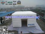 PVC Promotion Inflatable Air Tent 4 Seams Stitching With Logo Printing