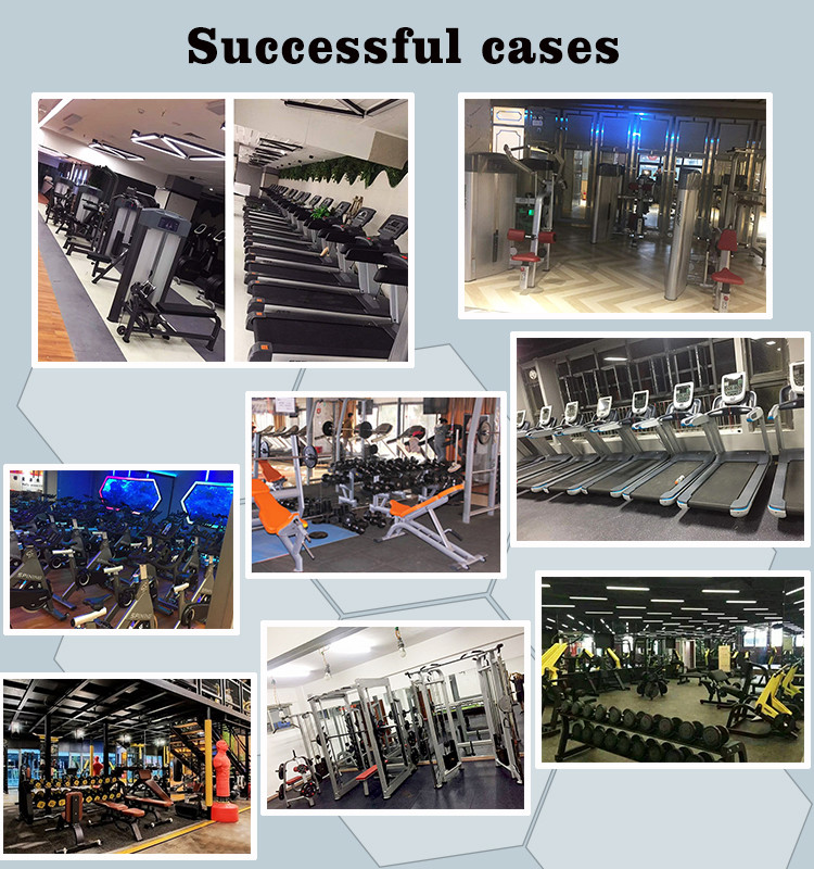 Black Commercial Grade Gym Equipment Multi Functional Adjustable Bench