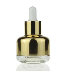 Quality Wholesale Fancy 30ml Makeup Packaging Serum Essential Oil Dropper Glass Bottle wholesale