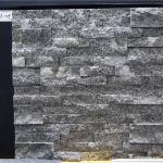 Natural stone , Granite Stacked Stone , Grey Granite Stone Wall Rockface