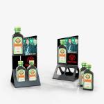 Countertop Wooden Beer Holder Beverage Wooden Drink Dispenser Stand For Mineral