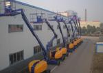Cummins Engine Elevated Work Platform , Safe 4WD Electric Bucket Lift