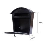 Contrmporary Residential Curbside Mailboxes / Black Wall Mount Mailbox