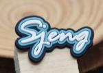 Printed 3 Colour Logo Silicone Heat Transfer Labels For Clothing