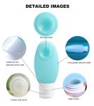 Odorless 100ml Silicone Travel Bottles With Suction Cup