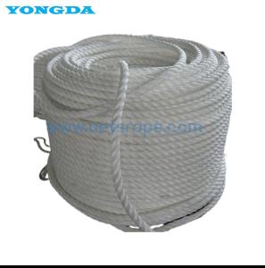 Quality ISO10556:2009[E] 3-Strand Hawser-Laid Polyester And Polyolefin Dual Fibre Rope wholesale