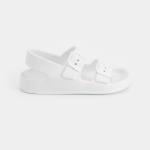 Childrens White Double Buckle EVA Birkenstock Clogs For Outdoor