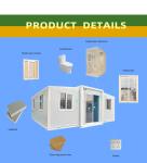 Prefabricated Luxury Living Expandable Container House Steel Structure Frame