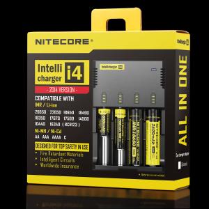 Quality NITECORE i4 4 channels multi-functional Intellicharger Li-ion/Ni-MH/Ni-Cd Universal Battery Charger wholesale