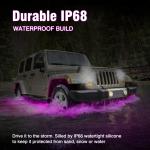 APP Control 12VDC Car Underglow Light SMD5050 Underbody Neon Lights