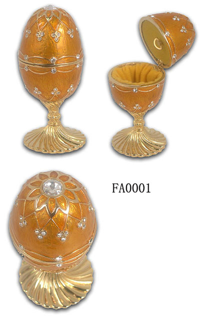 Faberge Egg Trinket Jewelry Box with a Pearl on Top for Sale Estee Egg Treasures Egg Trinket Faberge Egg Jewelry box
