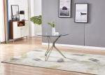Restaurant Furniture 75cm 30kgs Modern Glass Dining Table