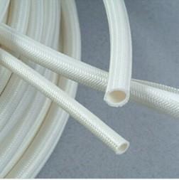 Quality Wite Silicone Coated Fiberglass Sleeving 30 Seconds Off-self time wholesale