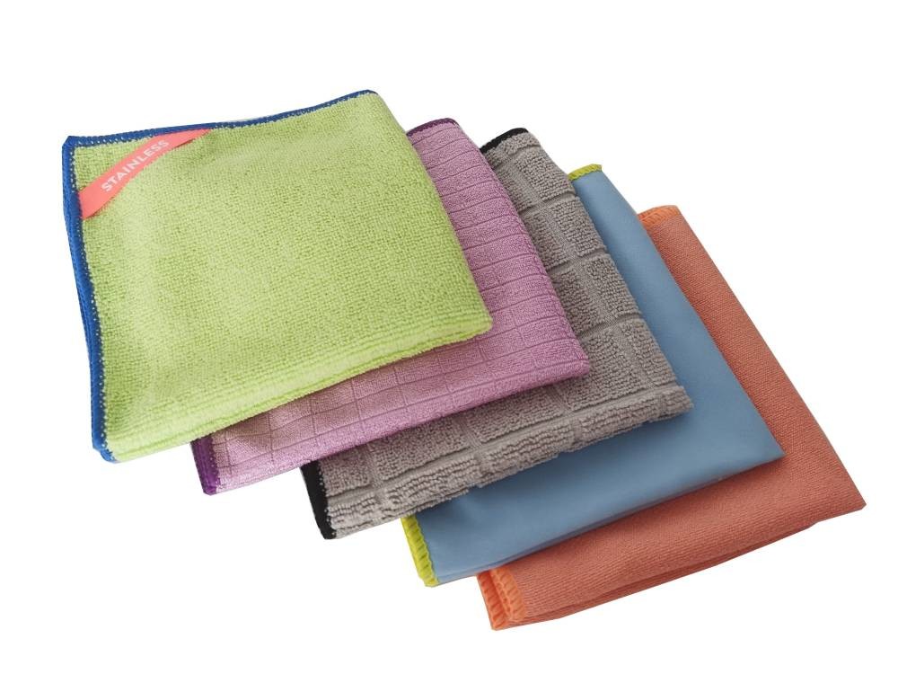 Microfiber Cleaning Cloth Set Household Cleaning Dusting Bathroom Kitchen Cars Reusable