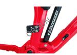 Red Full Suspension Bike Frame 27.5er Plus Trail / Am Riding Style Custom Logo