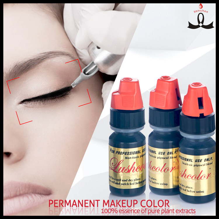 Organic Easy to Color Micro Semi Permanent Makeup Pigments For Tattoo