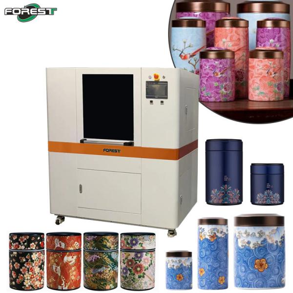 Aluminum Can Printing Machine High Speed 360 Round Printer Digital UV Bottle
