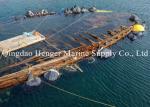 Floating Pontoon Boat Salvage Airbags , Underwater Engineering Marine Rubber