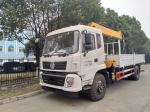 4X2 Truck Mounted Boom Crane , Trailer Mounted Crane 4700mm Wheelbase