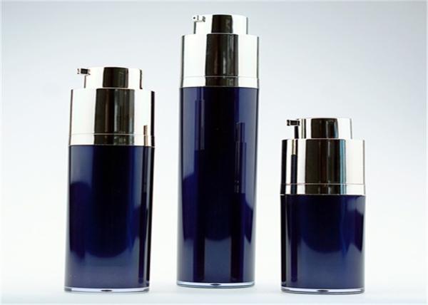 30ml Airless Cosmetic Glass Bottles Twist Up Type Hot Stamping And Customized