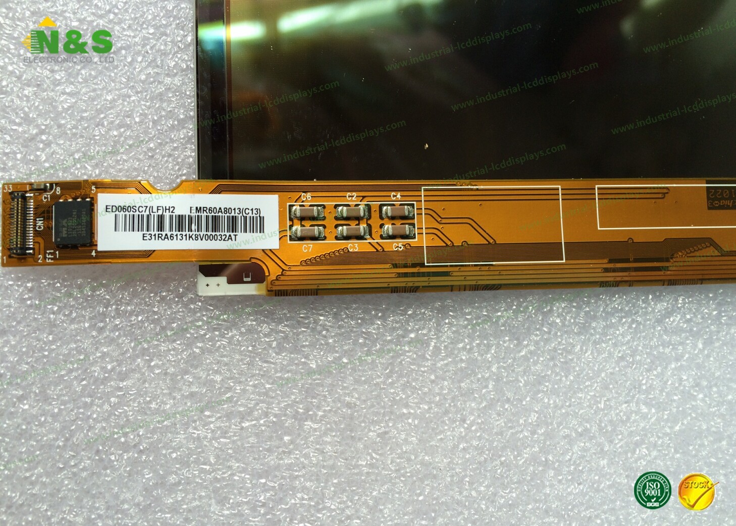 Open Frame 6.0 Inch Industrial LCD Displays ED060SC7 With PPI Pixel Density