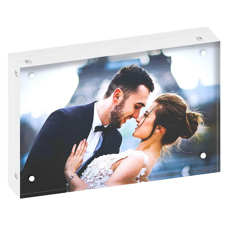 Digital Printing Clear Glass Picture Decoration Frame Double Sided For Still Life Decor