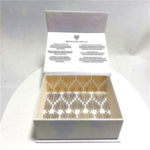 Quality White High Capacity Book Type Personal Care Cosmetic Paper Box wholesale