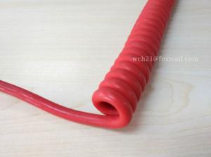 Quality UL2103 PVC Jacketed Heat Resistant Spiral Curly Cable wholesale