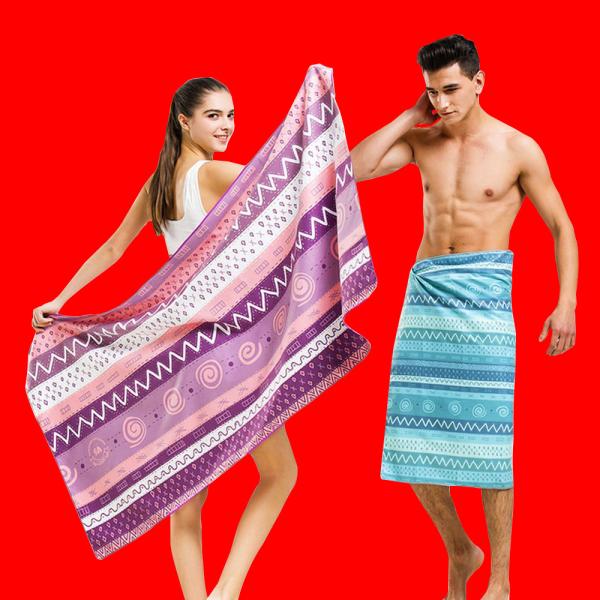 Custom Logo Sublimated Beach Towels Personalized Printing Microfiber Cloth