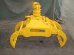 Rotating Wood Hydraulic Log Grapple , Excavator Timber Grab For Cat306 Sh60