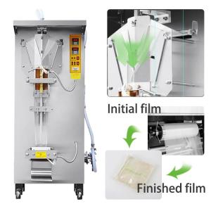 Quality Bag Water Liquid Sachet Packing Filling And Sealing Machine SS316L 1300bph wholesale