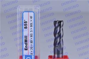 Quality Tungsten Carbide Corner Radius End Mill with 4 Flute 25 mm Flute Length wholesale