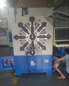 Quality Twelve Axes CNC Spring Machine , 380V 27KW Torsion Spring Making Machine wholesale