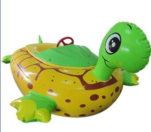 Quality Water Games Inflatable Toy Boat Electric Tortoise Animal Bumper Boat wholesale